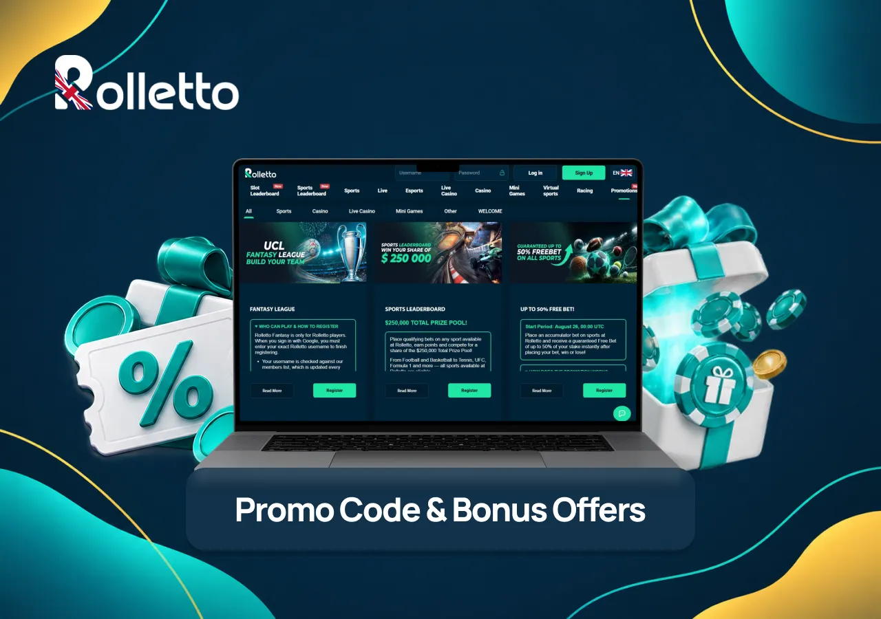 Rolletto casino bonuses and promo codes