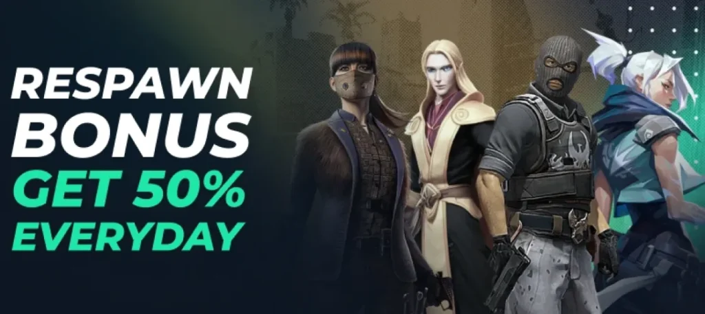 respawn bonus at rolletto